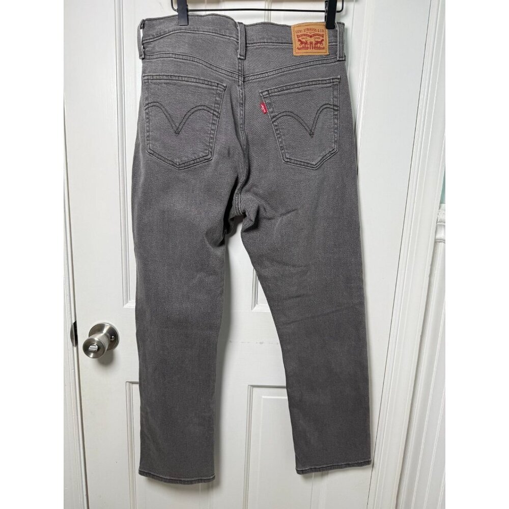 Levi's Women's Wedgie Straight Leg Charcoal Demin Jeans - Size 31 - Picture 5 of 12